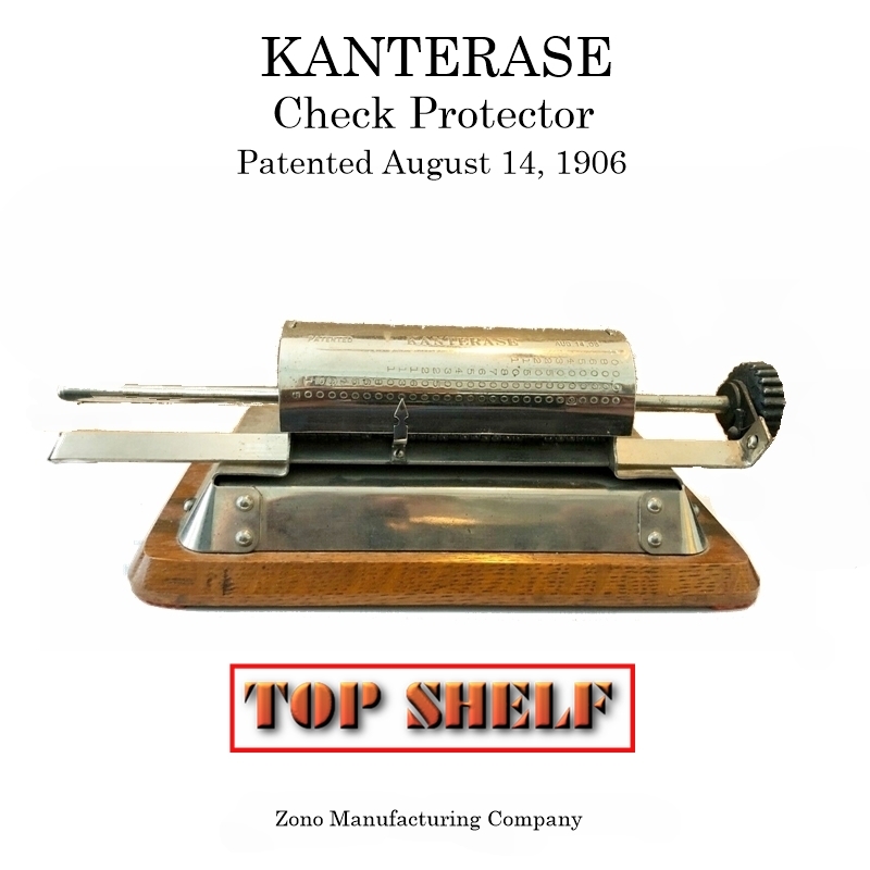 ZONO Check Protecter circa 1906