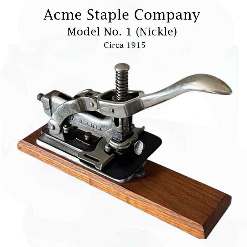 Acme Stapler 1915